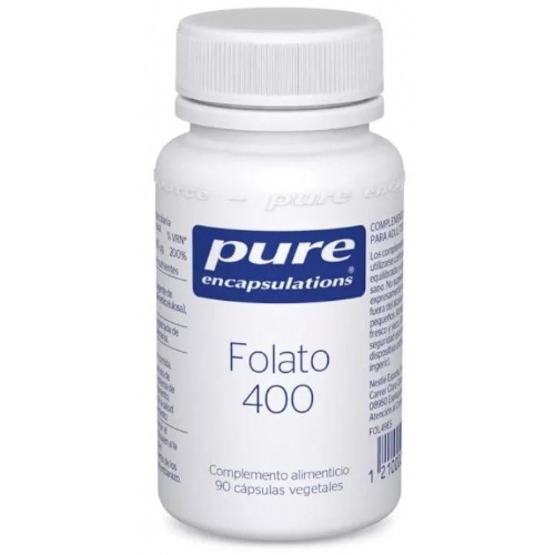 Pure encapsulations folato 400 (90 capsulas vegetales)