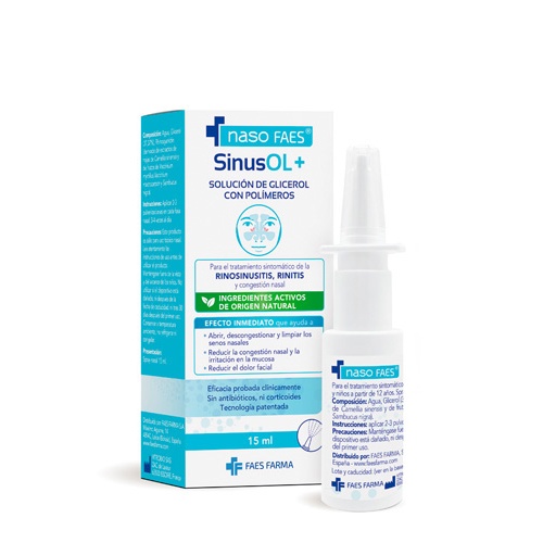 Naso faes sinusol+ (1 spray nasal 15 ml)