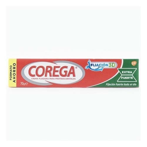 Corega crema extra fuerte - adhesivo protesis dental (75 ml)